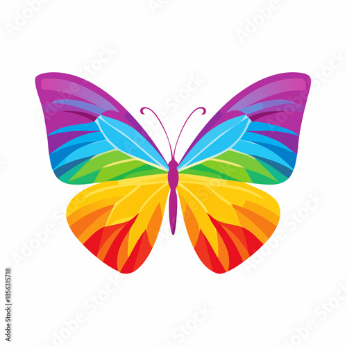 Bunter Schmetterling