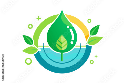 water conservation sustainability icon