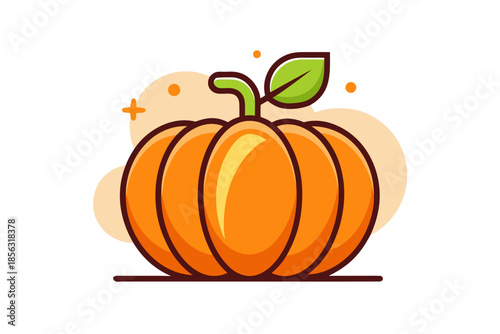thanksgiving pumpkin vegetable icon