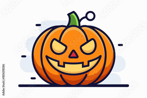 pumpkin lantern islamic holiday icon