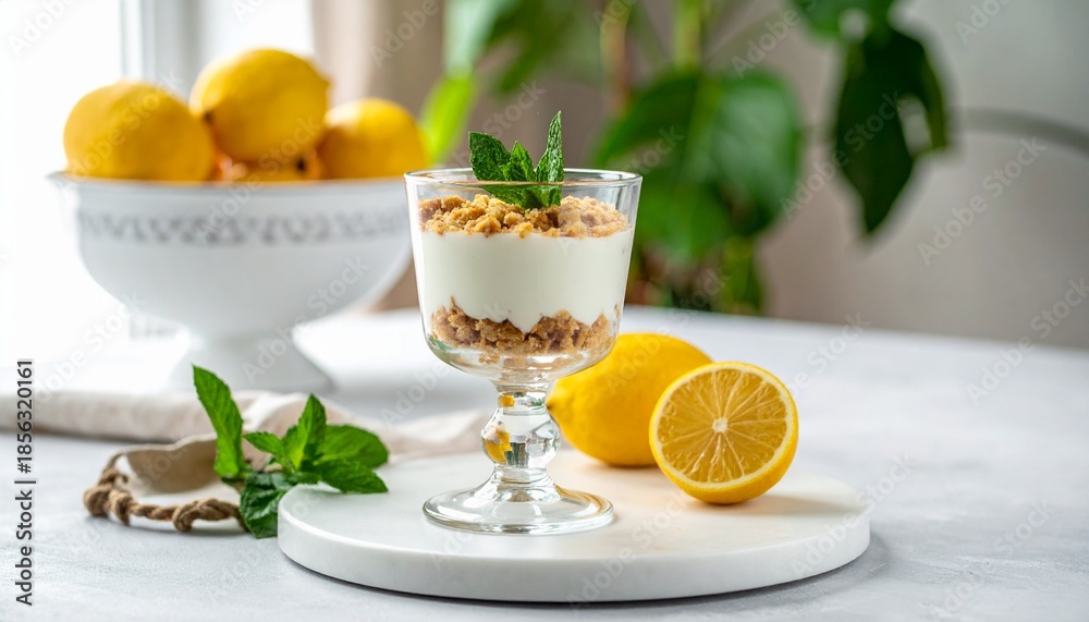 Fototapeta premium Zitronendessert