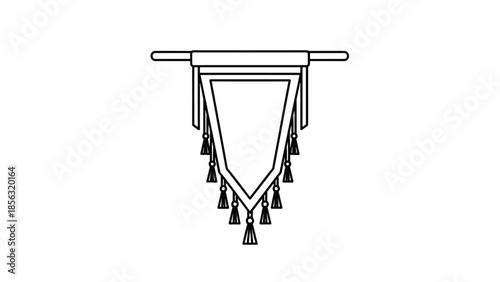 3d rendered illustration of a column with a white background