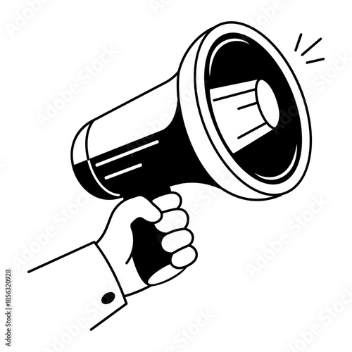 A sketchy style illustration showing an advertisement
