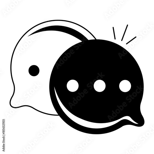 A drawing style illustration representing a camera lens