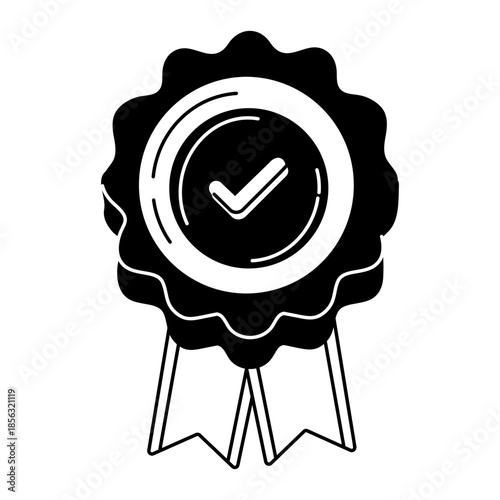 A drawing style illustration representing a camera lens