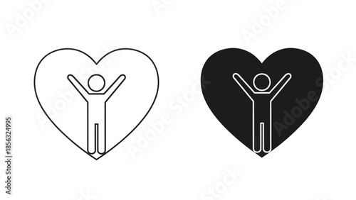 Self Love Valentine's Day Heart Icon