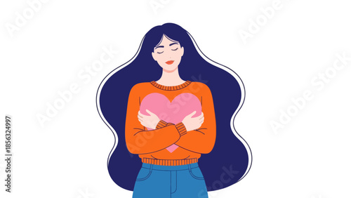 Self Love Hug Heart Valentine