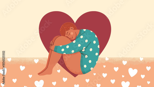 Heartbroken Woman in Love Concept