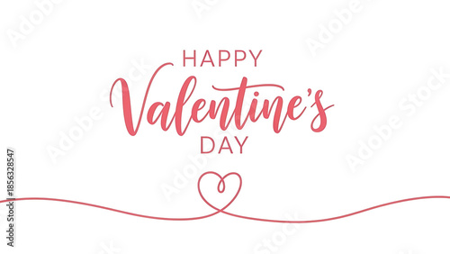 A graceful pink script writes 