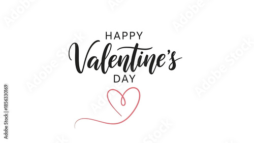 An elegant black calligraphy message spells 