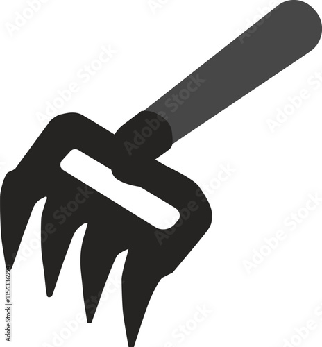 Three tine garden cultivator