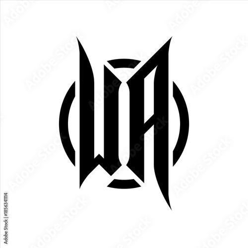 WA Monogram logo on white background