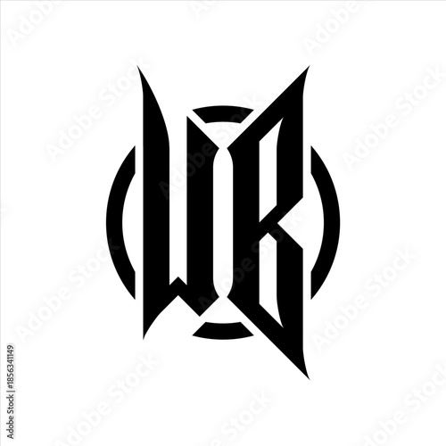 WB Monogram logo on white background