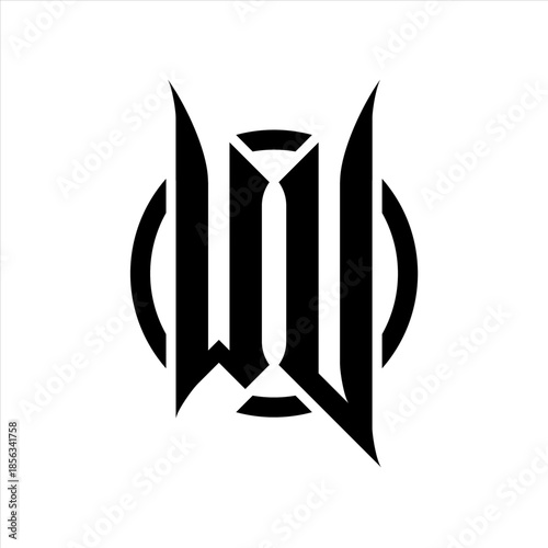 WU Monogram logo on white background