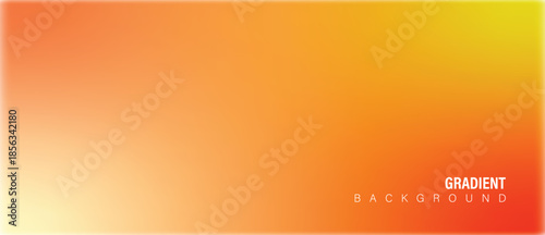 Vibrant Summer Orange and Yellow Gradient Background; Smooth Abstract Soft Color Transition Backdrop for Creative Web Headers, Marketing Banners, and Modern Graphic Design