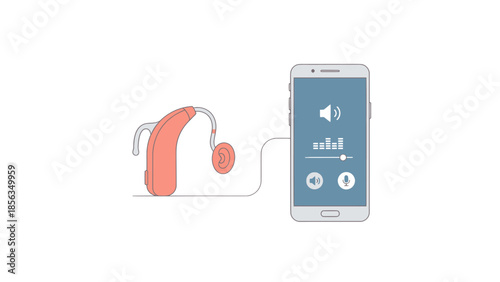 Modern Hearing Aid Device Synchronized with Smartphone Mobile App for Audio Control