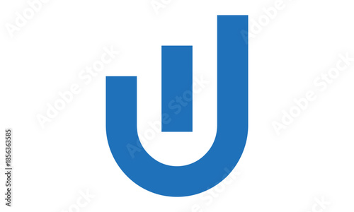 Modern Letter U Finance Logo	
