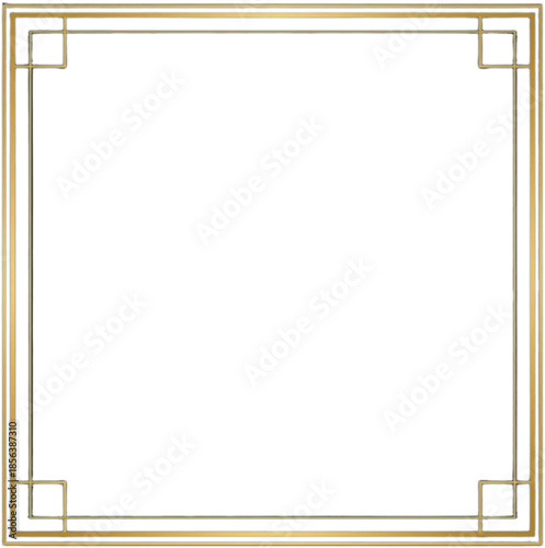 골드프레임_심플코너_모던테두리사각프레임