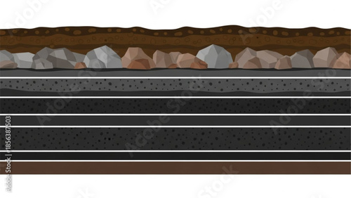 Coal Seam Geological Cross Section