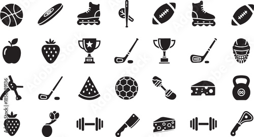 Black and white sports on white background sports black and white