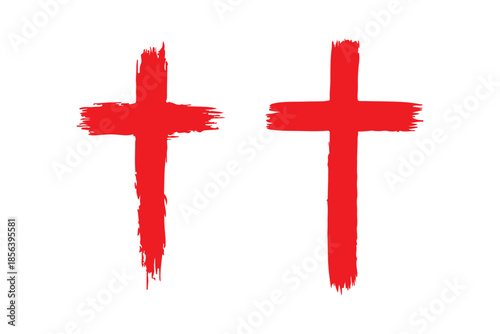 Cross clipart black and white, ash cross for Ash Wednesday card, poster, banner, post, lent, wishes with grunge christian cross, church clipart, ashes, religious cross isolated on white background