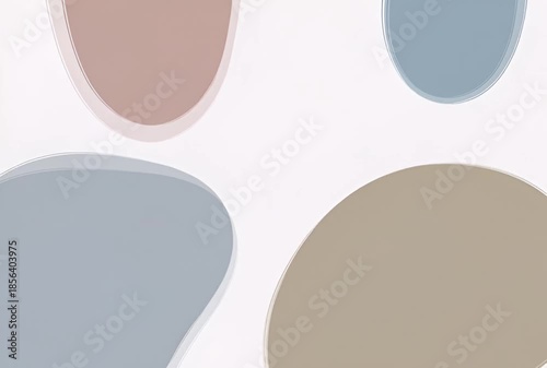 Pastel Geometric Blobs