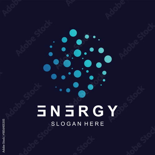 energy design concept with modern and creative idea