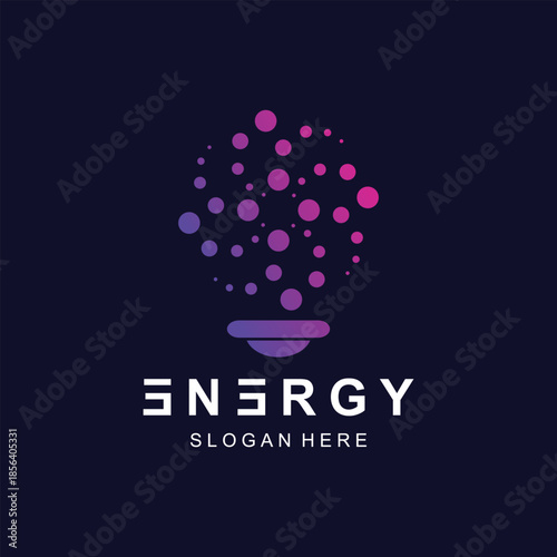 energy design concept with modern and creative idea