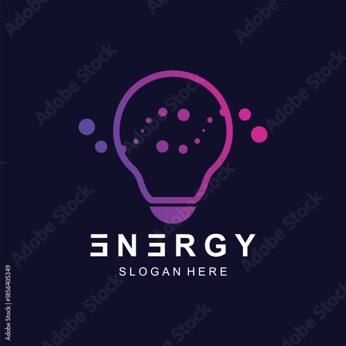 energy design concept with modern and creative idea