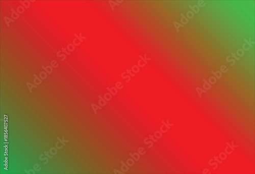 Vibrant Diagonal Gradient Vector Background Smoothly Transitioning from Bright Red to Fresh Green with Orange Yellow Tones Ideal for Christmas Holiday Designs