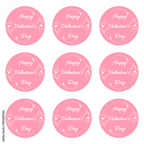 Valentine’s Day Gift Tags and Labels Collection