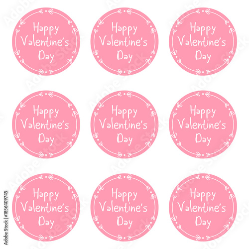 Valentine’s Day Gift Tags and Labels Collection