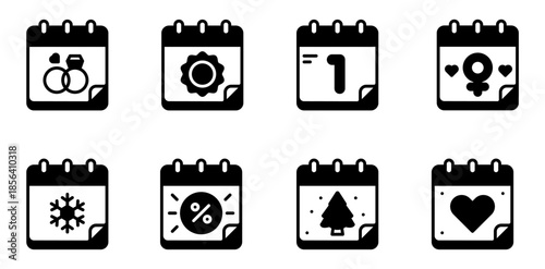  Event Calendar Icons Collection