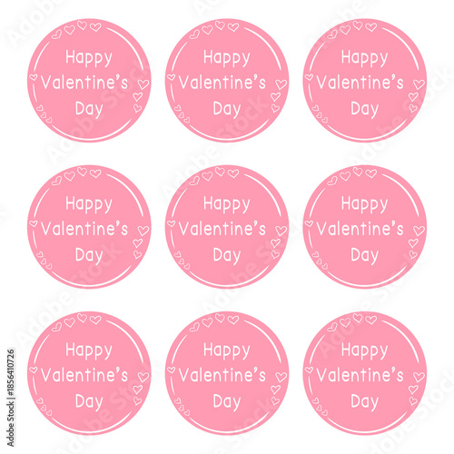 Valentine’s Day Gift Tags and Labels Collection