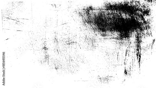 Black and white grunge urban texture vector with copy space. Distress or dirt and damage effect concept