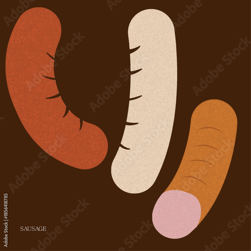 소시지(음식+바비큐+요리+훈제+식사)