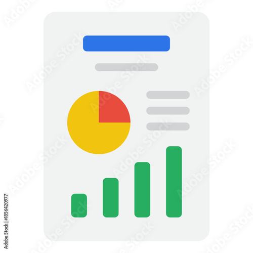 Business Analytics Chart Illustration