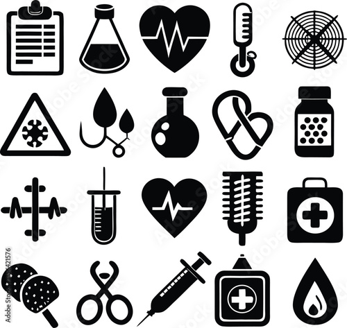 Medical and scientific symbols collection