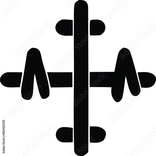 Classic propeller airplane