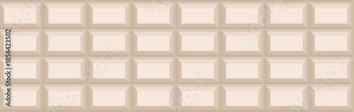 White Chocolate Bar Texture Background for Valentine's Day Sale Banner