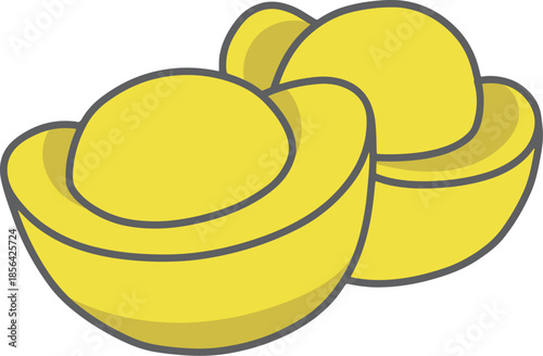 Chinese New Year Illustration wind chime ornament