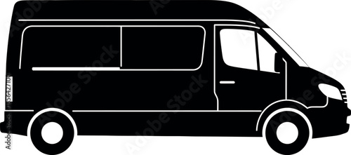 Van silhouette icon