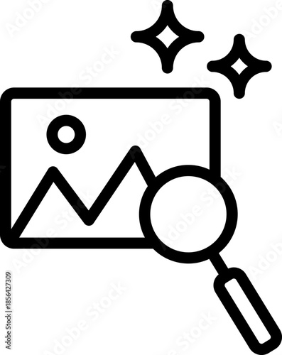 Image Correction Icon – Photo Editing Vector, Photo Retouching Symbol – Image Correction Illustration, Picture Adjustment Icon – Digital Image Editing Vector