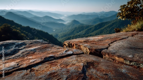 Mountain valley overlook