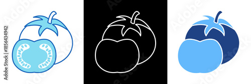 Tomato Fresh Produce triplestyle icon