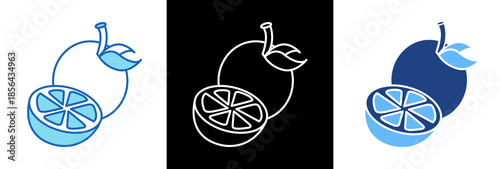 Orange Fruit Selection triplestyle icon