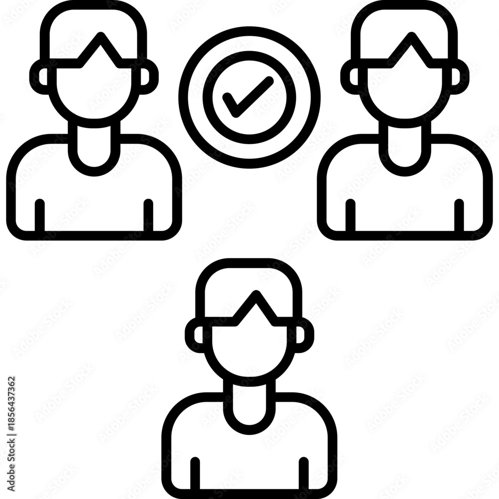 Obraz premium Effective Delegation Icon