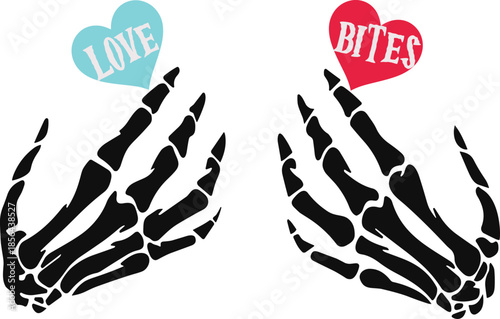 love bites svg,skeleton hands svg,valentines day svg,