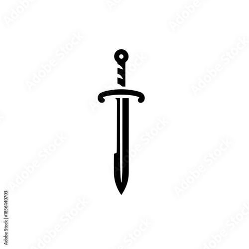 "Silver Sword Vector Illustration"