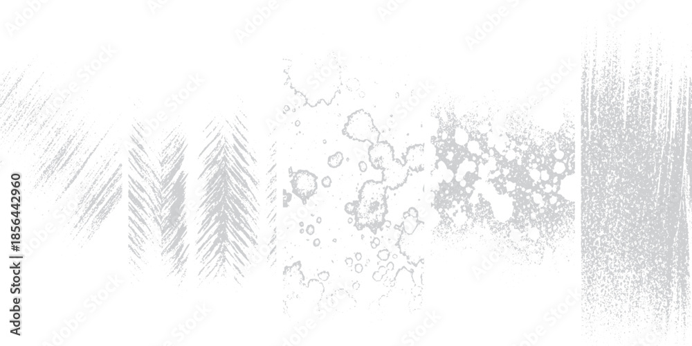Obraz premium Abstract white background with various textured patterns.